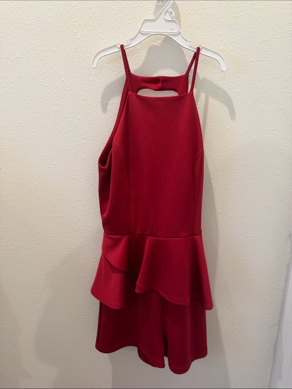 Red Charlottee Russe Romper
